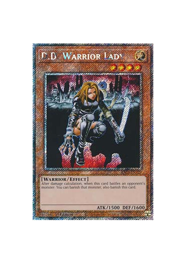 D.D. Warrior Lady (V.1 - Platinum Secret Rare)