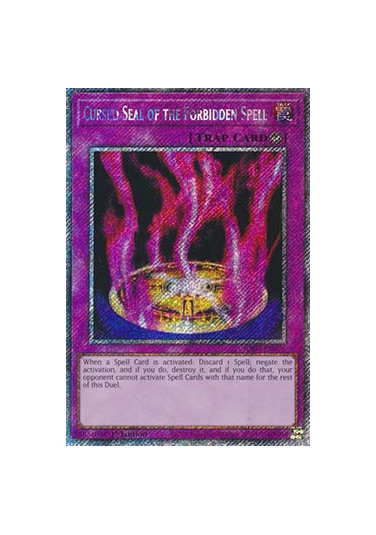 Cursed Seal of the Forbidden Spell (V.4 - Platinum Secret Rare)