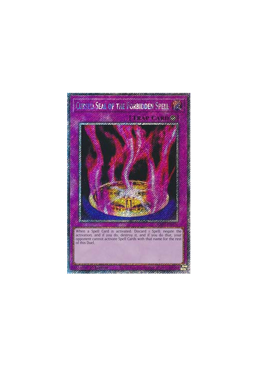 Cursed Seal of the Forbidden Spell (V.4 - Platinum Secret Rare)