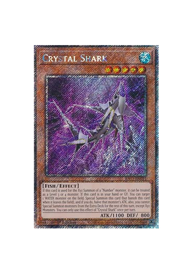 Crystal Shark (V.4 - Platinum Secret Rare)