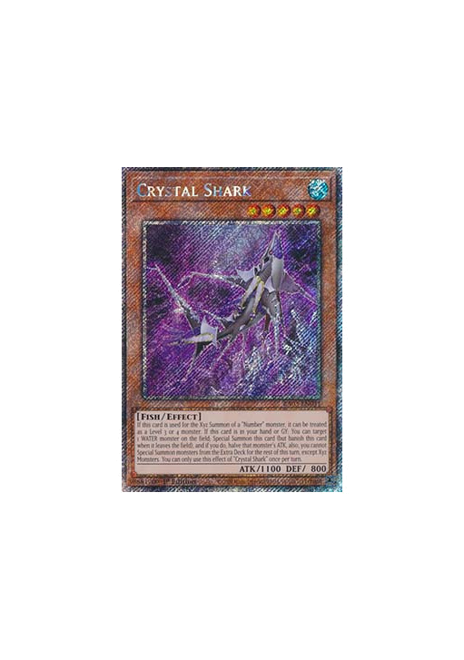 Crystal Shark (V.4 - Platinum Secret Rare)