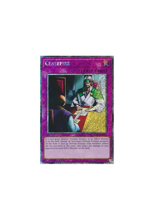 Ceasefire (V.1 - Platinum Secret Rare)