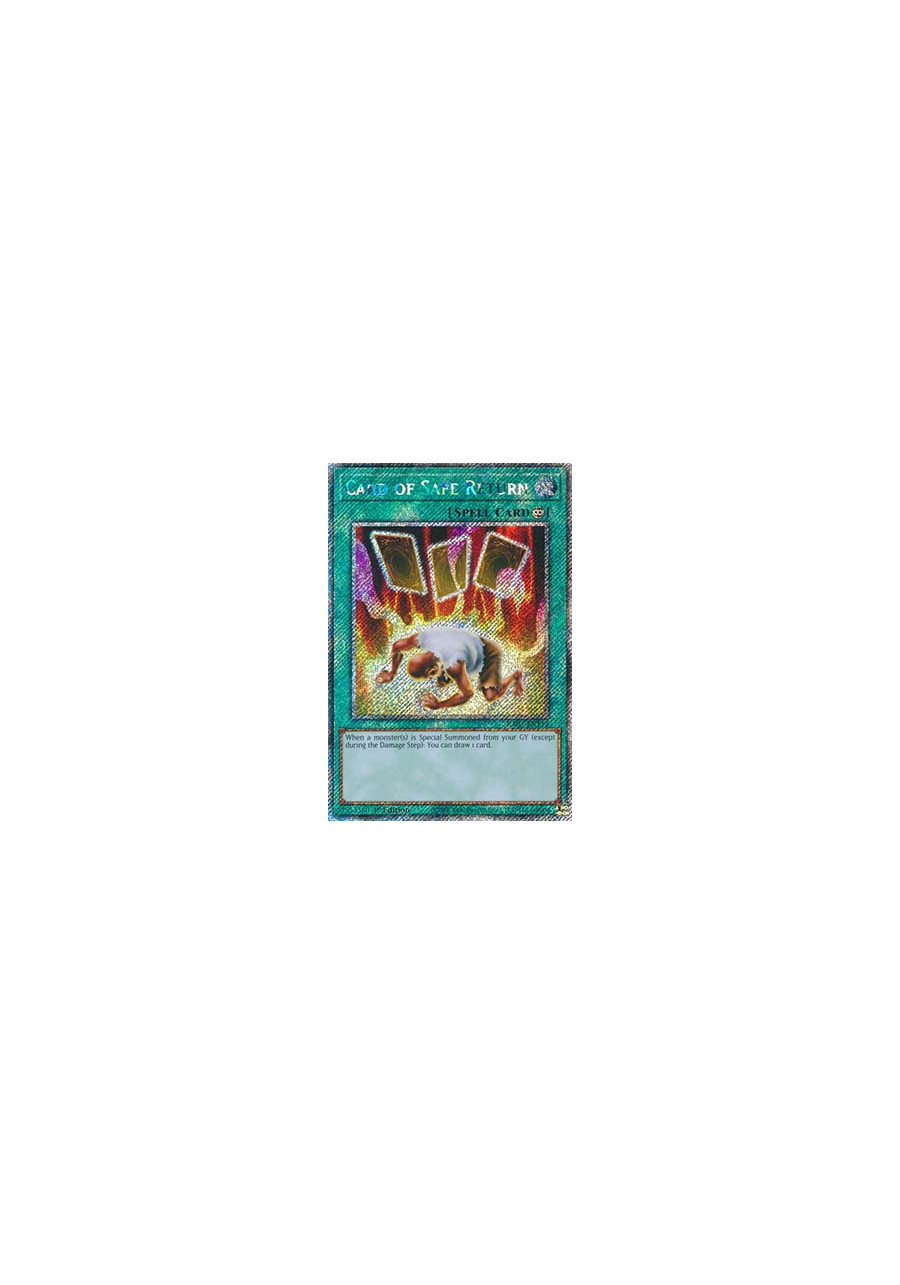 Card of Safe Return (V.1 - Platinum Secret Rare)