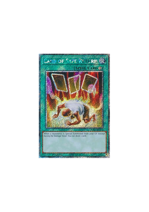Card of Safe Return (V.1 - Platinum Secret Rare)