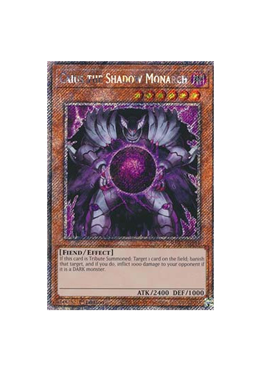 Caius the Shadow Monarch (V.1 - Platinum Secret Rare)
