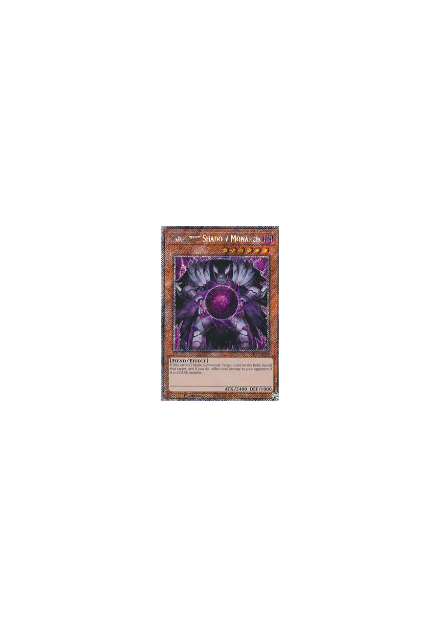 Caius the Shadow Monarch (V.1 - Platinum Secret Rare)