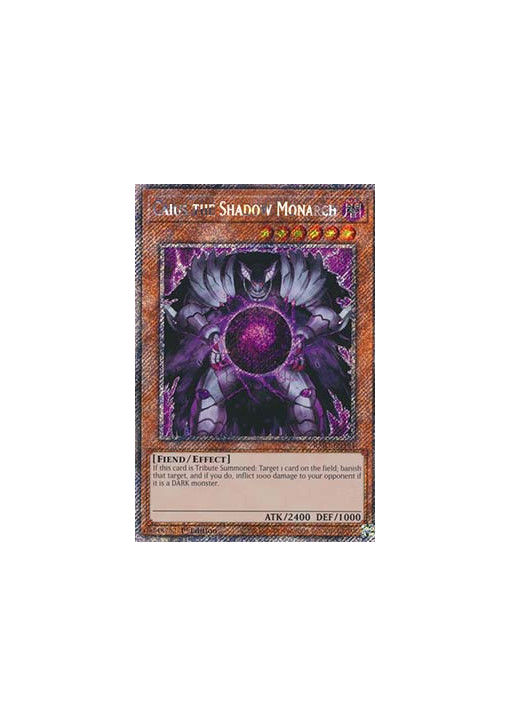 Caius the Shadow Monarch (V.1 - Platinum Secret Rare)