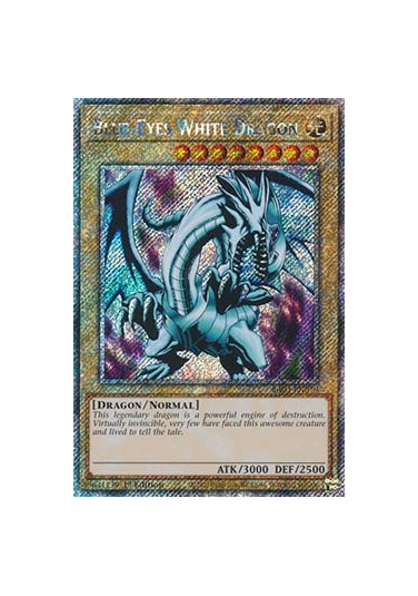 Blue-Eyes White Dragon (V.1 - Platinum Secret Rare)