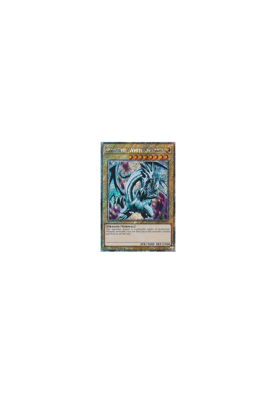 Blue-Eyes White Dragon (V.1 - Platinum Secret Rare)