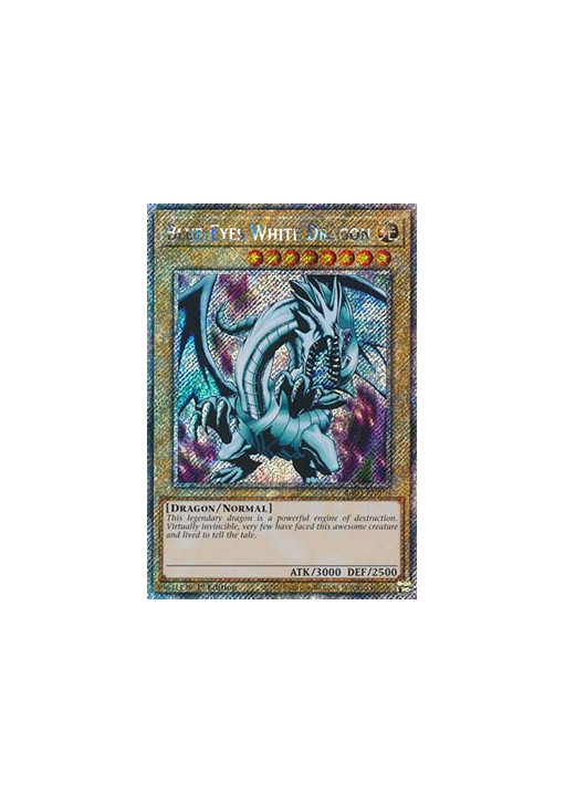 Blue-Eyes White Dragon (V.1 - Platinum Secret Rare)