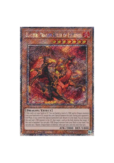 Blaster, Dragon Ruler of Infernos (V.4 - Platinum Secret Rare)