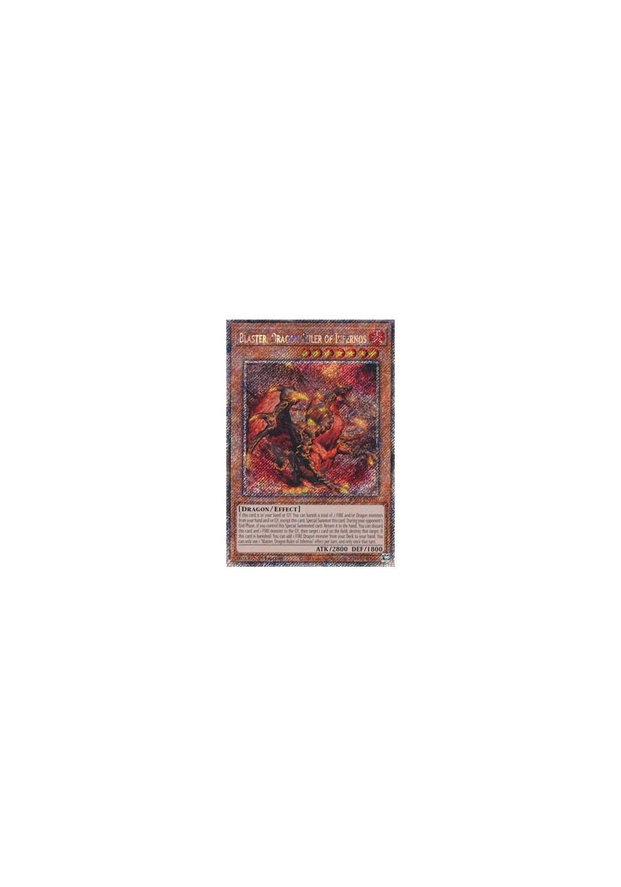 Blaster, Dragon Ruler of Infernos (V.4 - Platinum Secret Rare)