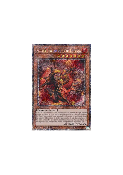 Blaster, Dragon Ruler of Infernos (V.4 - Platinum Secret Rare)