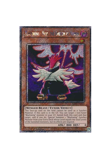 Blackwing - Vayu the Emblem of Honor (V.1 - Platinum Secret Rare)