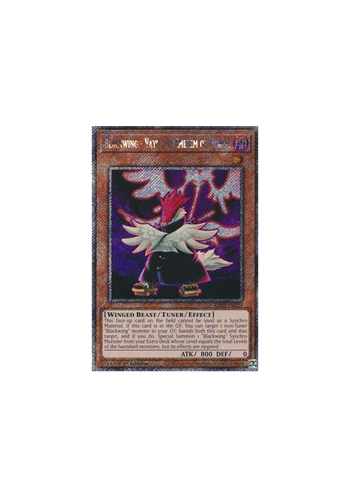 Blackwing - Vayu the Emblem of Honor (V.1 - Platinum Secret Rare)
