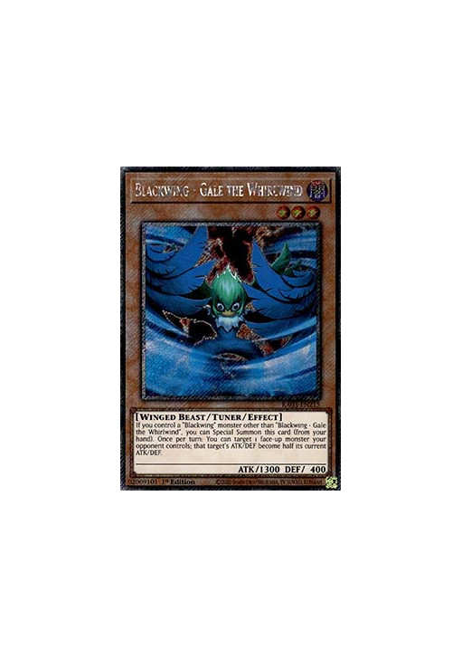 Blackwing - Gale the Whirlwind (V.1 - Platinum Secret Rare)