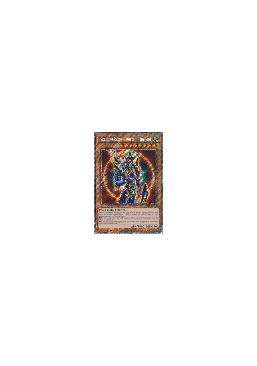 Black Luster Soldier - Envoy of the Beginning (V.1 - Platinum Secret Rare)