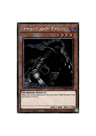 Armageddon Knight (V.4 - Platinum Secret Rare)