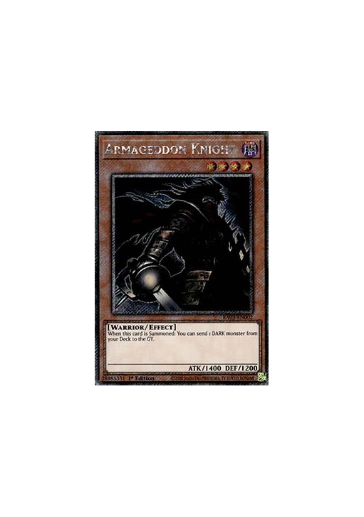 Armageddon Knight (V.4 - Platinum Secret Rare)