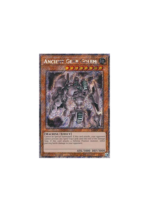Ancient Gear Golem (V.1 - Platinum Secret Rare)