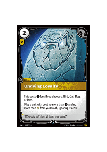 Undying Loyalty