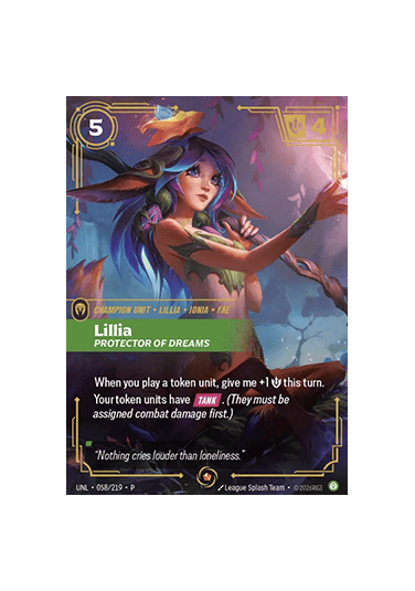 Lillia, Protector of Dreams (V.1 - Epic)
