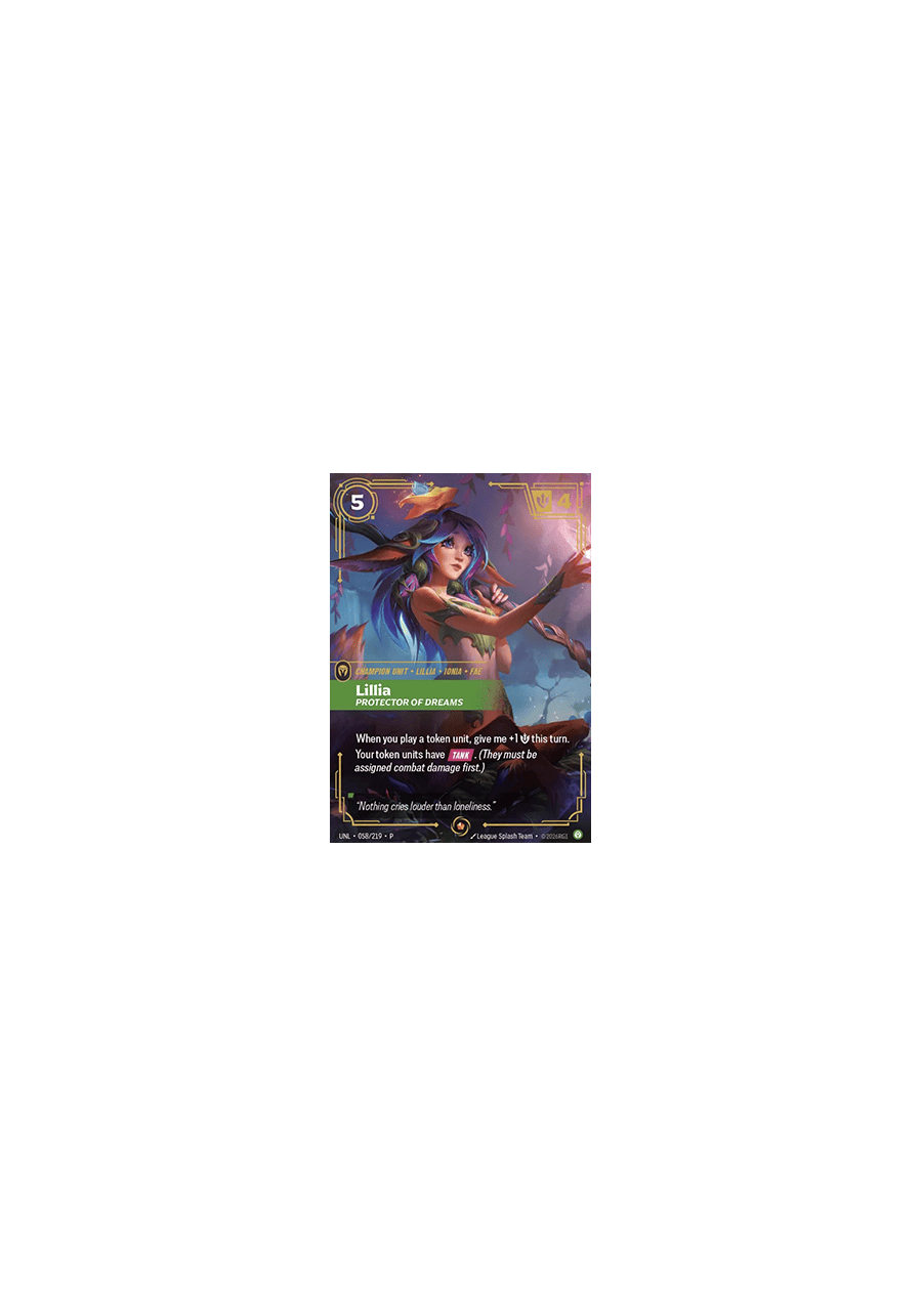 Lillia, Protector of Dreams (V.1 - Epic)