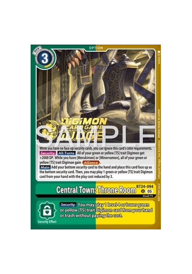 Central Town: Throne Room (BT24-094)