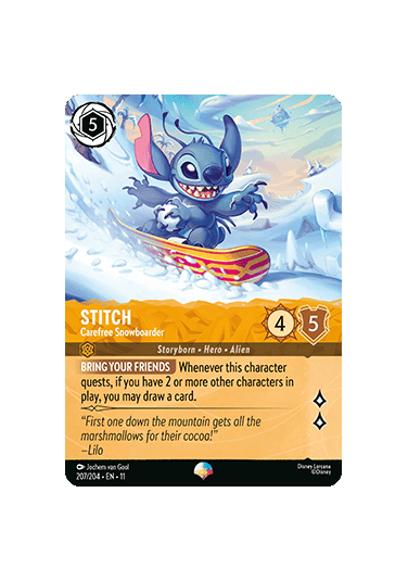 Stitch - Carefree Snowboarder (V.2)