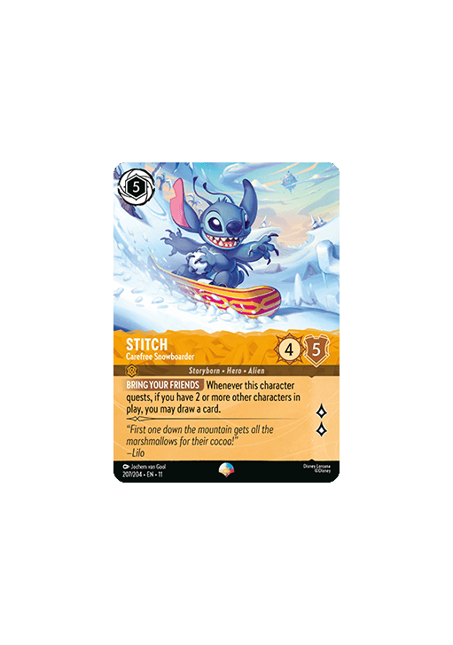 Stitch - Carefree Snowboarder (V.2)