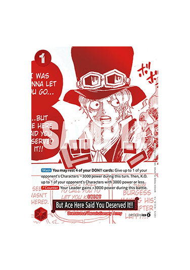 But Ace Here Said You Deserved It!! (OP13-019) (V.1)