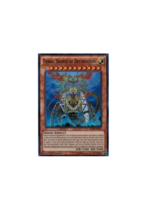 Tierra, Source of Destruction