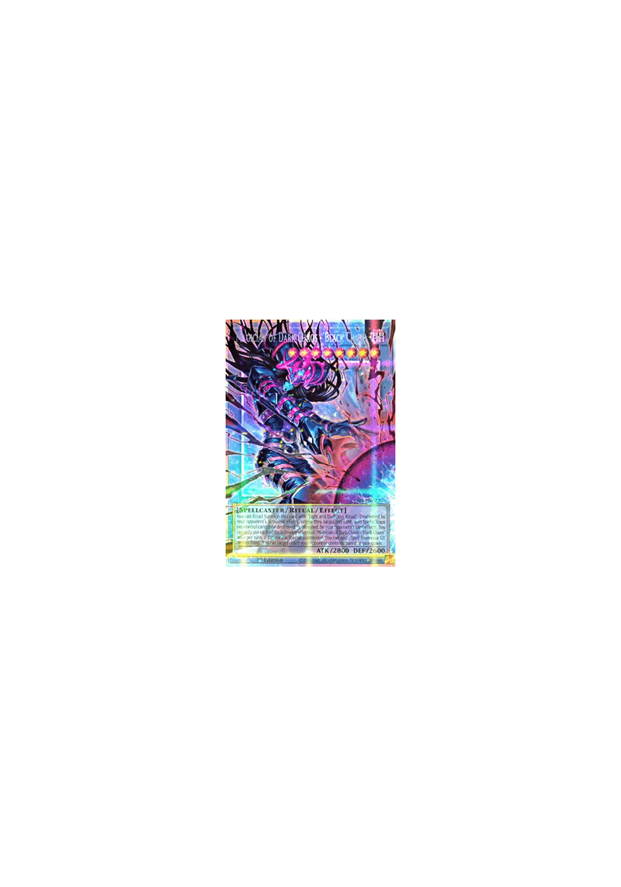 Magician of Dark Chaos - Black Chaos (V.3 - Starlight Rare)