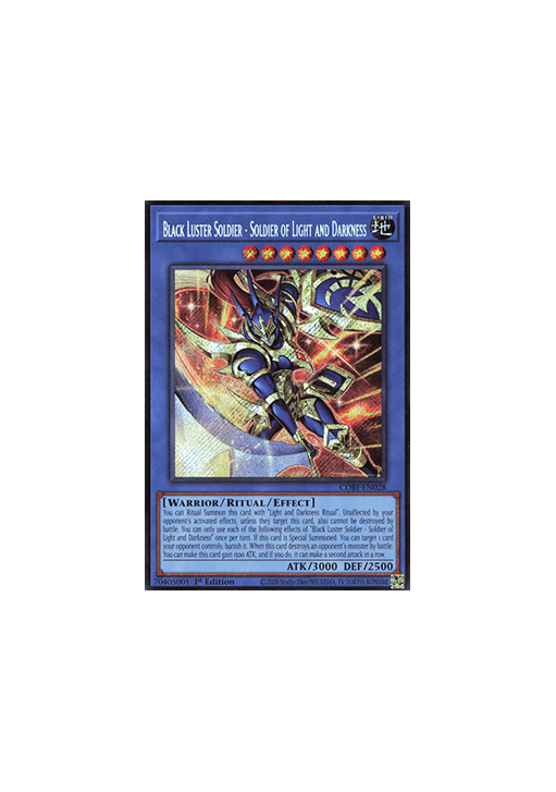 Black Luster Soldier - Soldier of Light and Darkness (V.1 - Secret Rare)