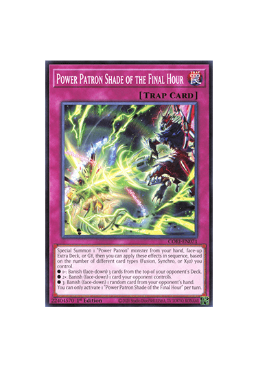 Power Patron Shade of the Final Hour
