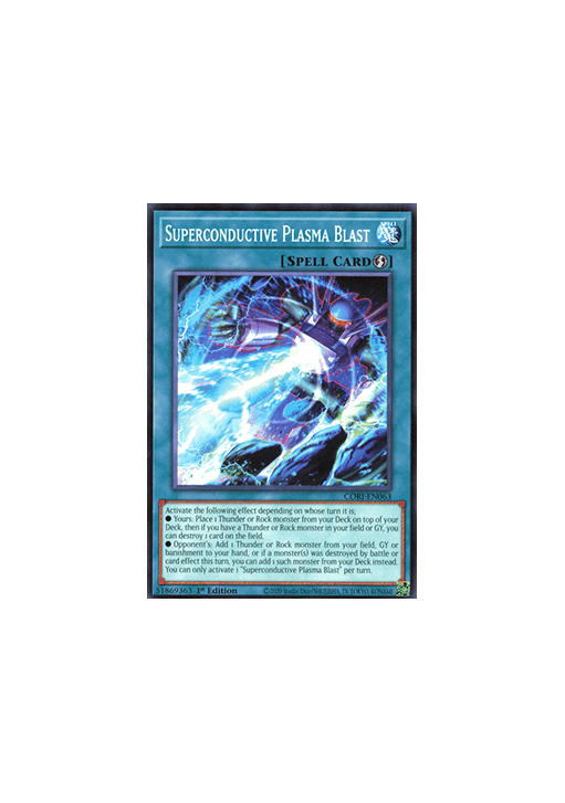 Superconductive Plasma Blast
