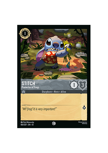 Stitch - Protector of Frogs