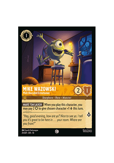 Mike Wazowski - Well-Rounded Entertainer