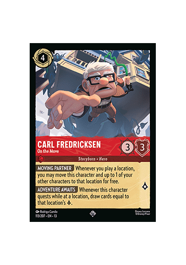 Carl Fredricksen - On the Move