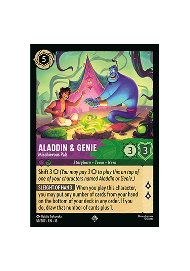 Aladdin & Genie - Mischievous Pals (V.1)