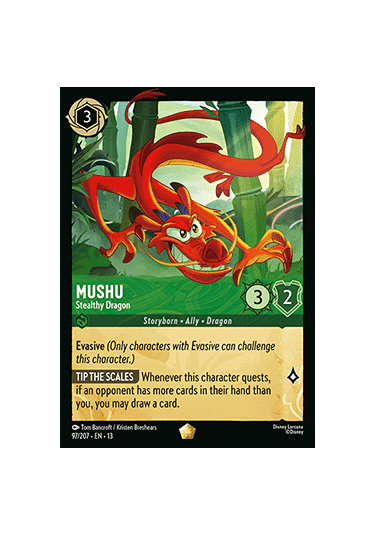 Mushu - Stealthy Dragon