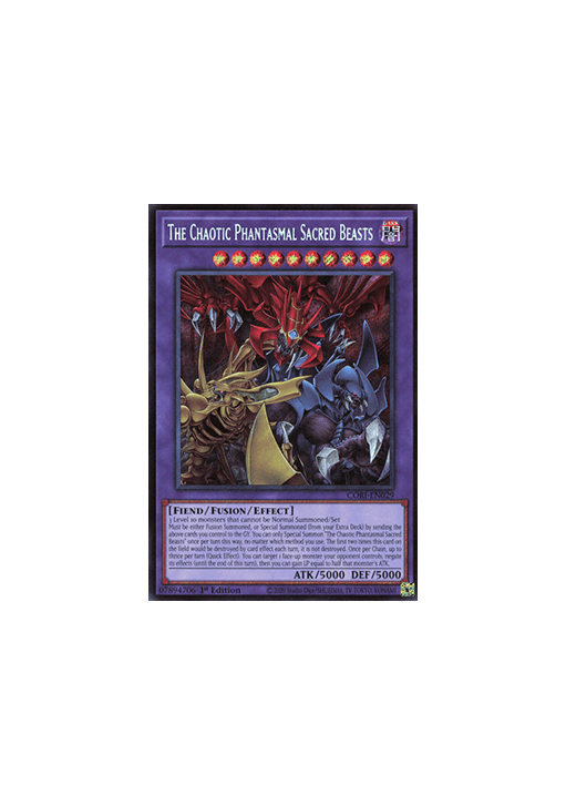 The Chaotic Phantasmal Sacred Beasts (V.1 - Secret Rare)