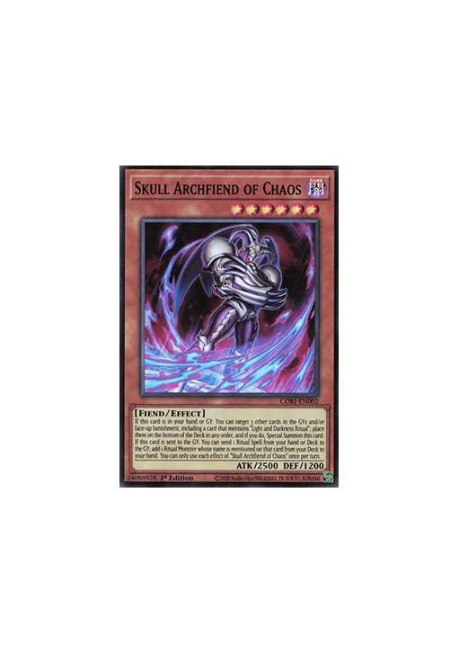 Skull Archfiend of Chaos (V.1 - Super Rare)