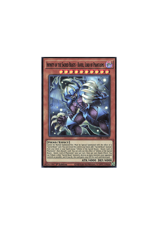 Infinity of the Sacred Beasts – Raviel, Lord of Phantasms (V.1 - Super Rare)