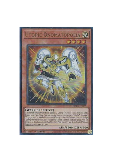 Utopic Onomatopoeia (V.2 - Ultra Rare)