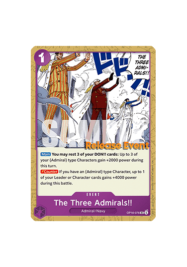 The Three Admirals!! (OP16-076)