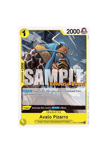 Avalo Pizarro (OP16-102)