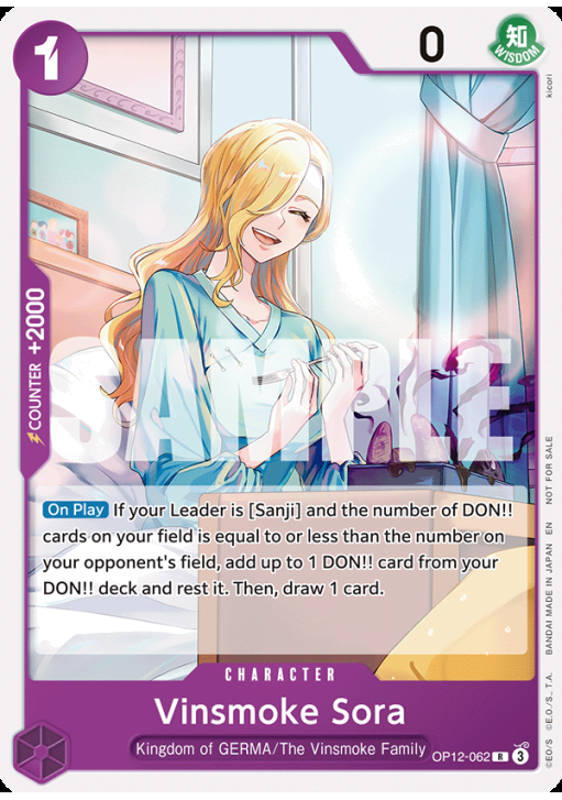 Vinsmoke Sora (OP12-062) (V.1)