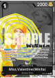 Miss.Valentine(Mikita) (OP14-087) (V.3)
