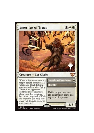 Emeritus of Truce // Swords to Plowshares